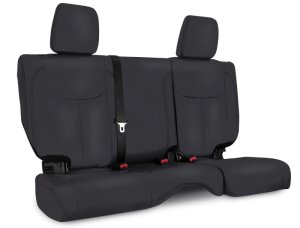 Jeep Wrangler JKU Rear Seat Cover - PRP Seats - Black - `13-`18